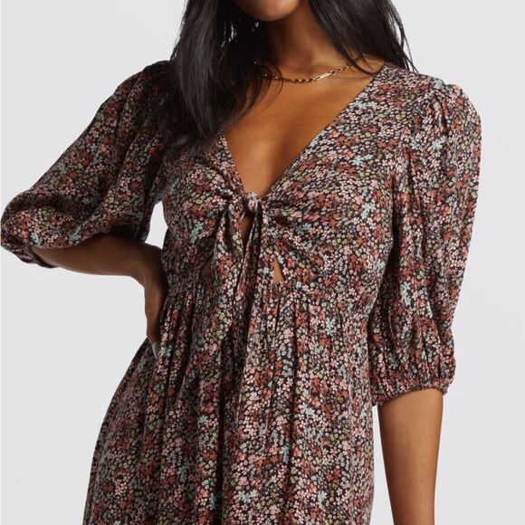 Billabong Night Fall Maxi Dress - Picture 2 of 9